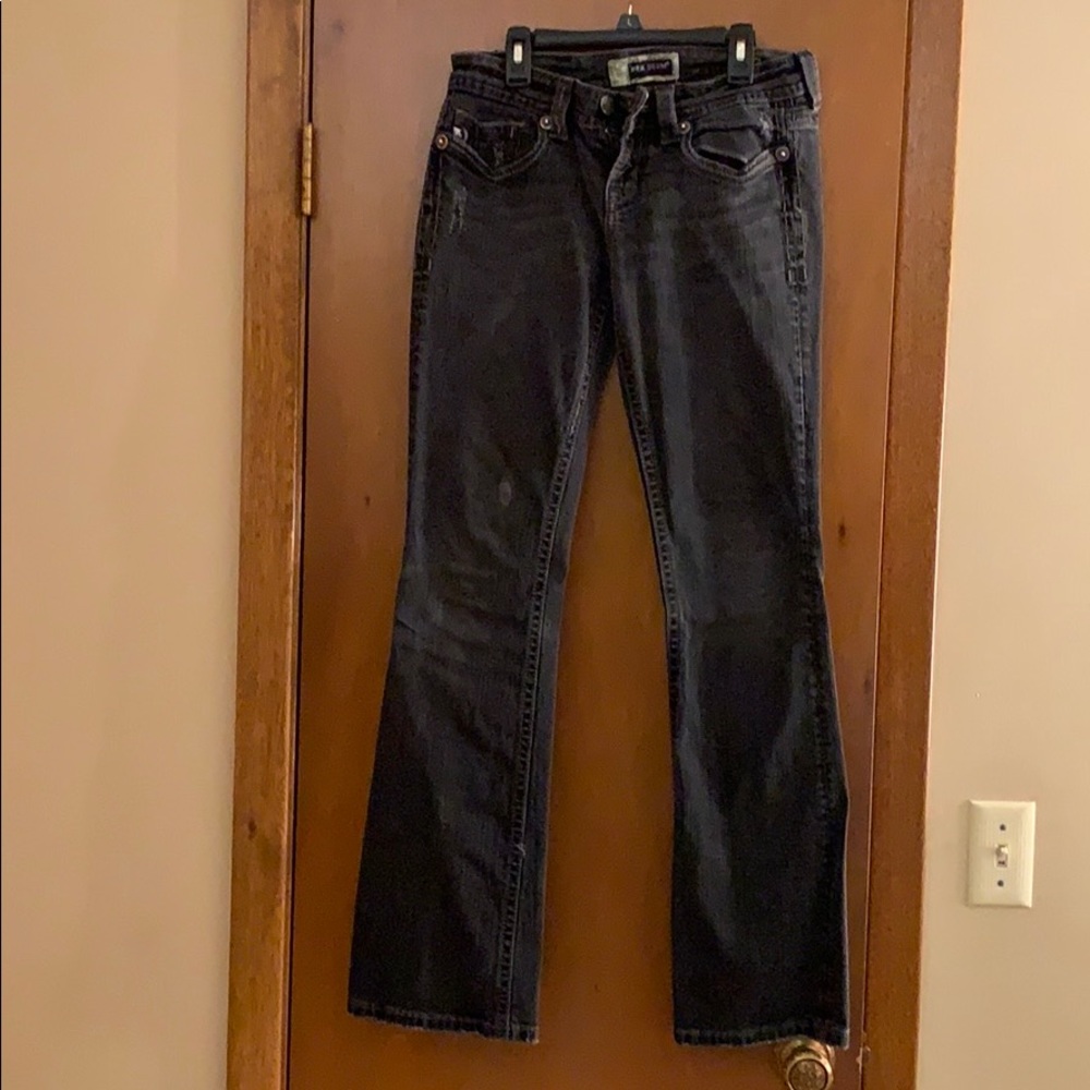 MEK black denim Oaxaca bootcut 29 jeans